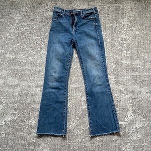 Mother jeans! Size 27. Hustler ankle fray